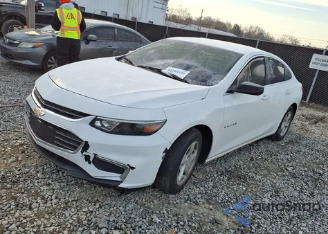 2017 Chevrolet Malibu Ls z USA, uszkodzony, nr VIN 1G1ZB5ST8HF107790